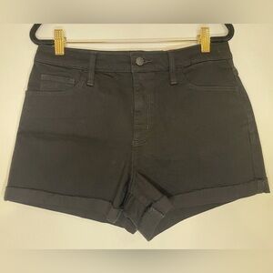 Universal Thread High Rise Midi Shorts Black Size 10R